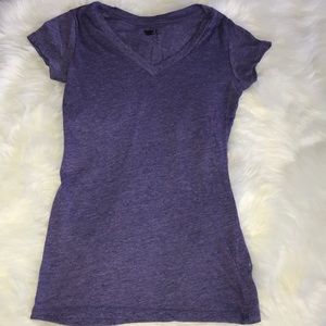 Purple V-neck top!